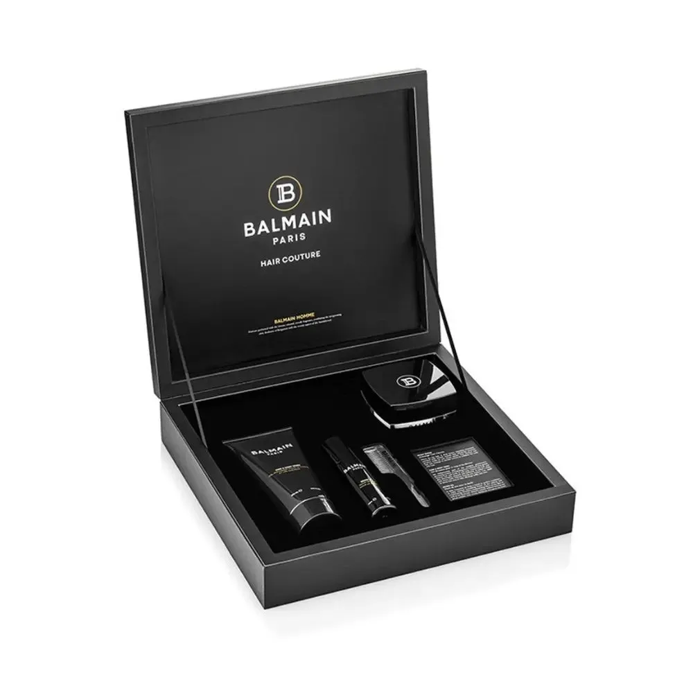 Balmain Homme Gift Set 1 (Beard Oil, Hair & Body Wash, Scalp Scrub)