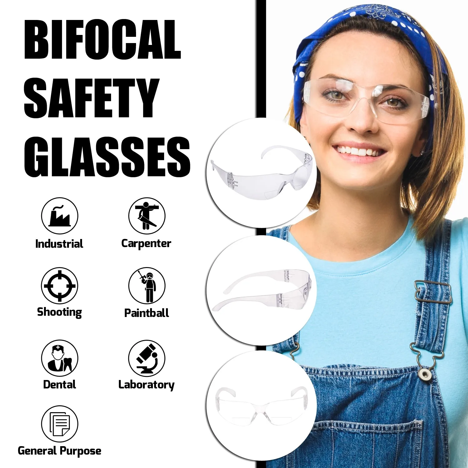 grinderPUNCH Bifocal Protective Safety Glasses