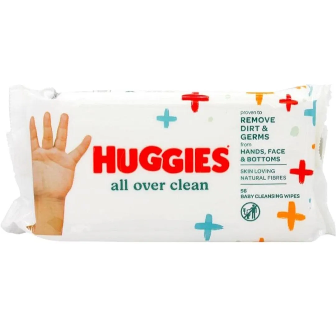 Huggies 56CT Baby Wipes All Over Clean
