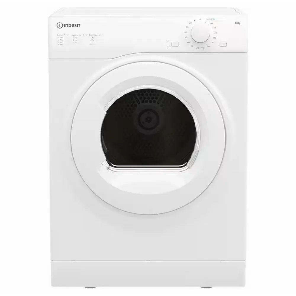 Indesit 8KG Freestanding Air-vented Tumble Dryer - White | I1D80WUK