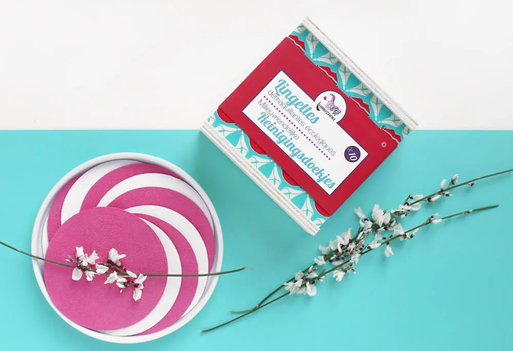 Lamazuna 10x Cleansing Wipes with Wooden Box