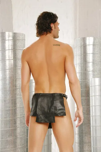 Men's Leather Kilt