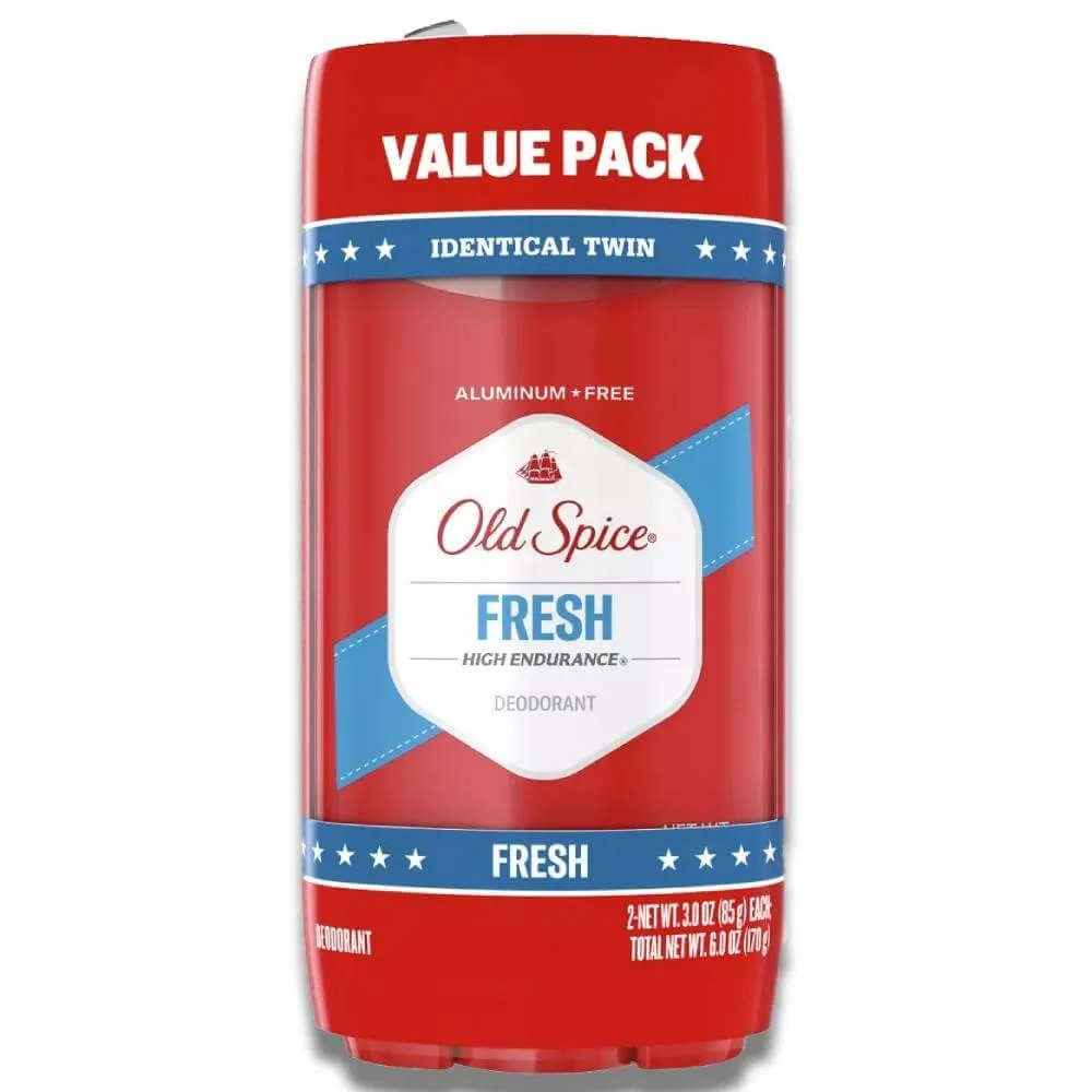 Old Spice -  High Endurance Fresh Deodorant Twin Pack 3 Oz -  6 pack